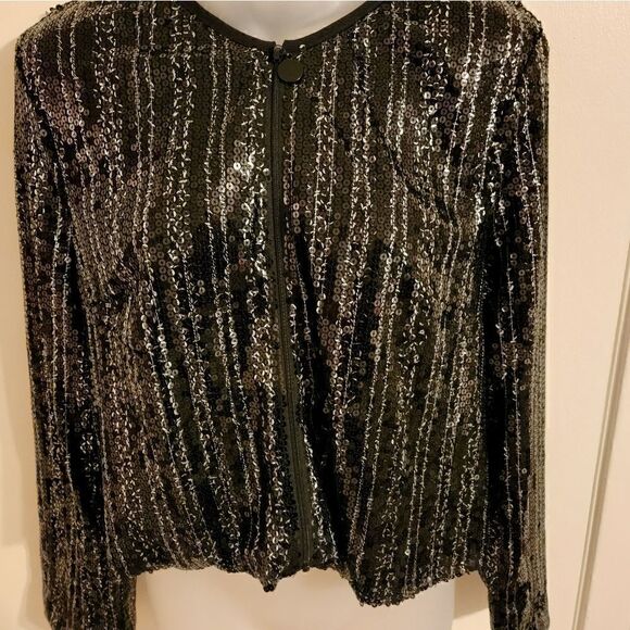 Christian Siriano Printed Evening Jacket size L - Picture 3 of 6